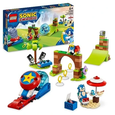 Imagen de LEGO 76990 Sonic The Hedgehog Sonic: Desafío de la Esfera Velocidad, Juguete Construcción con 3 Personajes y Una Figura Moto Bug Badnik, Juguetes para Niños Niñas A Partir 6 Años