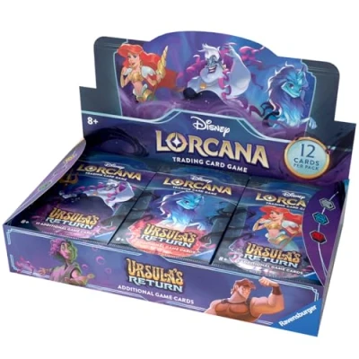 Imagen de Ravensburger Ursula&#039;s Return Pack Disney Lorcana Trading Card Game: Set 4 Display con 24 Booster Packs (en inglés) (11098342)