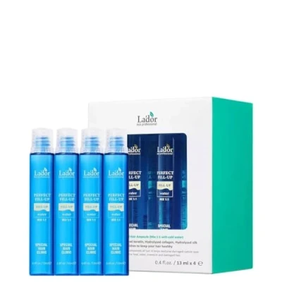 Imagen de LA&#039;DOR Perfect Hair Fill up Professional Salon Care Suero Capilar: 4 x 13ml Lador Tratamiento Capilar Queratina Proteína Colágeno Para Cabello Liso