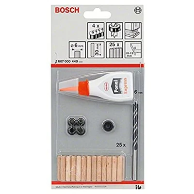 Imagen de Bosch 2 607 000 449 Set de 32 tacos madera 6 mm, 30 mm (pack 32)