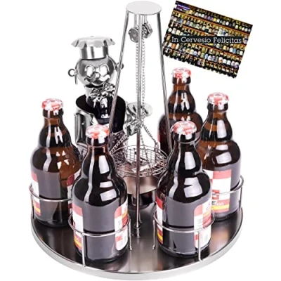 Imagen de BRUBAKER Escultura Soporte para Botellas de Cerveza Exhibición Comida al Aire Libre