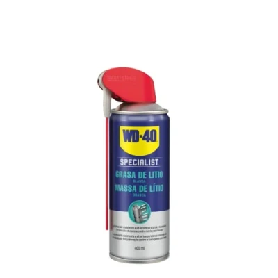 Imagen de WD 40 Specialist Grasa blanca de litio para mantenimiento bisagras y pestillos Pulverizador Doble Acción, Spray 360º 400 ml