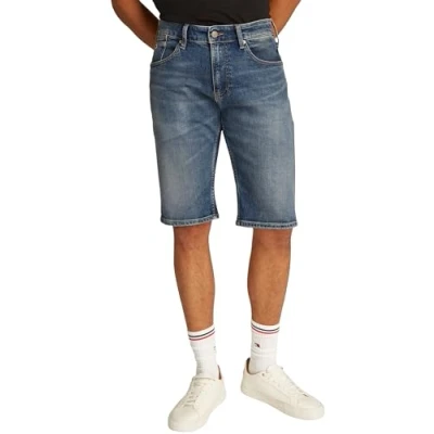 Imagen de Tommy Jeans Vaqueros Cortos Hombre Shorts Ronnie Wide Leg, Azul (Denim Dark), 32W