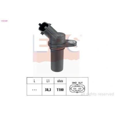 Imagen de EPS 1.953.681 Sensor de Cigueñal Made in Italy OE Equivalent FIAT: Ducato III Furgón, II Bus, IVECO: DAILY 4 Kasten/Kombi