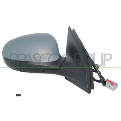 Imagen de Espejo retrovisor Prasco FT5207323 derecha imprimado eléctrico con memoria, tintado en azul, convexo