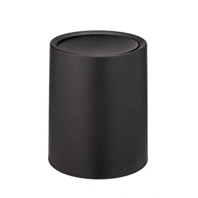 Imagen de Cubo con tapa oscilante Atri, negro