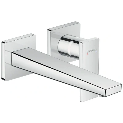 Imagen de Hansgrohe 32526000 Metropol Grifo de Lavabo Empotrado con caño 22,5 cm, Cromo