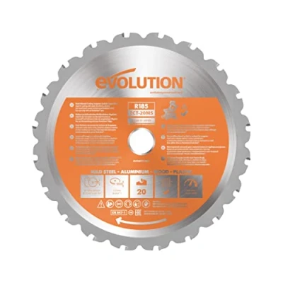 Imagen de Evolution R185TCT 20MS Hoja 20T de corte multimaterial 185 mm (Solo sierras inglete)