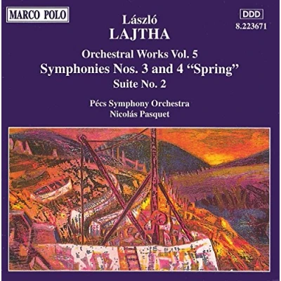 Imagen de LAJTHA: Symphonies Nos. 3 and 4 / Suite No. 2