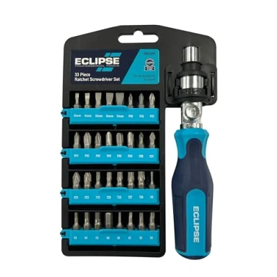 Imagen de Eclipse Professional Tools ERS33PS Juego de destornilladores carraca 33 piezas