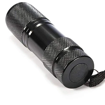 Imagen de Switty Linterna Ultravioleta de Aluminio (9 ledes, AAA, luz antorcha Tipo forense)