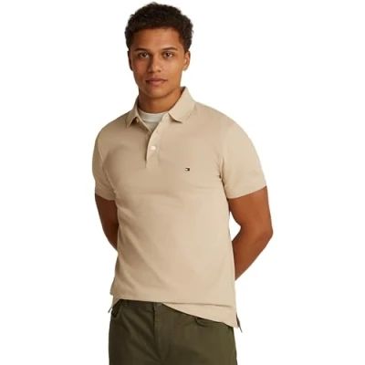 Imagen de Tommy Hilfiger SLIM Polo, Hombre, Talla: Medium, Sandalwood