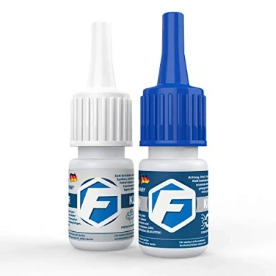 Imagen de Faktor Kleber super pegamento Extra Fuerte Universal Premium 2K con gránulos Adhesivo multiuso para industria y hogar 10 gramos de 15