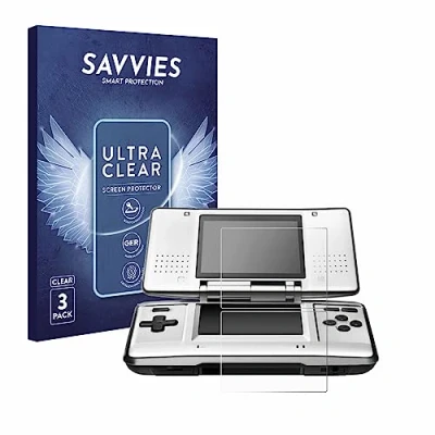 Imagen de savvies Protector Pantalla para Nintendo DS (6 Unidades) Película Ultra Transparente