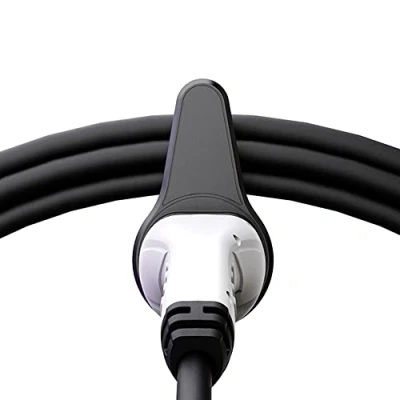 Imagen de Powerwerk Wallbox Soporte de Carga Tipo 2 pequeño Pared para Coche eléctrico con Conector IEC 62196 ABS EV