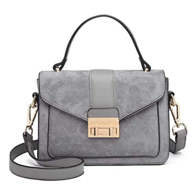 Imagen de MISS LULU Bolsos de Mujer Cuero PU Elegante Bolso Shopper Mano Tote Bag
