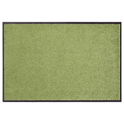 Imagen de HANSE Home Lavado y Limpieza Wash &amp; Clean Felpudo para Interior, 90 x 150 cm, Lavable, Resistente a la Intemperie, Antideslizante Entrada Exterior, Color Verde, 100% Poliamida