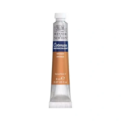 Imagen de Winsor &amp; Newton acuarela Cotman Metallics tubo de 8ml color bronce , metálica, metálica