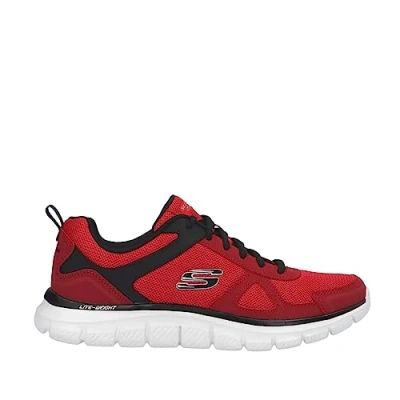 Imagen de Skechers Track Scloric Zapatillas para hombre, rojo y negro, 45 EU Larga