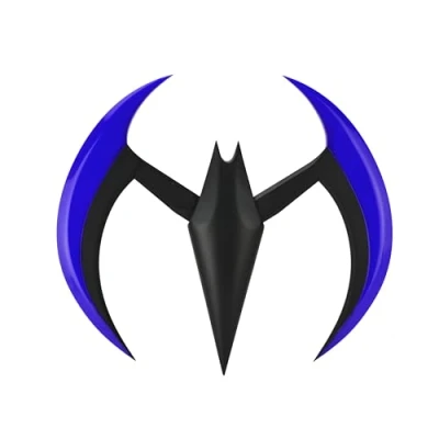 Imagen de NECA Batman Beyond Batarang Blue Replica Estatuas, Multicolor (84042)