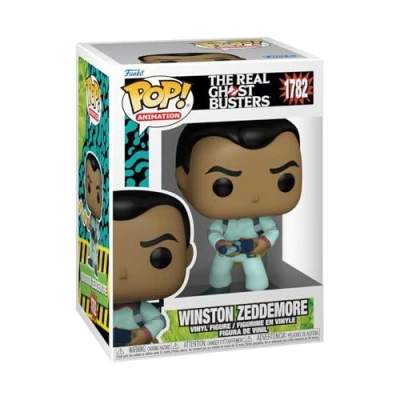Imagen de FUNKO Pop! Animation: TRG Winston Zeddemore The Real Ghostbusters Figura de Vinilo Coleccionable Idea Regalo Mercancia Oficial Juguetes para Niños y Adultos Cartoons Fans