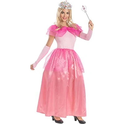 Imagen de Funidelia Disfraz de Princesa para mujer Edad Media, Princesas, Reina adultos y divertidos accesorios Fiestas, Carnaval Halloween Talla L Rosa