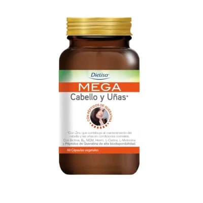Imagen de Dielisa Suplemento Mega Cabello Y Uñas, 60 cápsulas