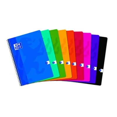 Imagen de Oxford Office Classique 100103358 Cuadernos cuadriculados, 21 x 29,7 cm, 180 páginas, lote de 5