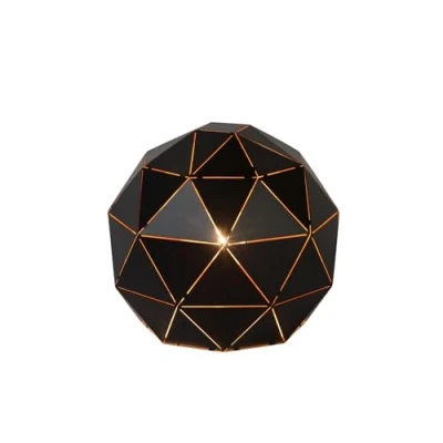 Imagen de Lucide OTONA Lámpara de mesa Ø 25 cm 1xE27 Negro