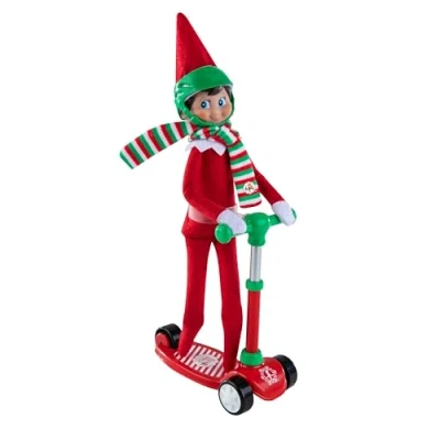 Imagen de the Elf on Shelf® Scout Elves at Play® Scooter Set con Ruedas móviles, Casco y Bufanda Accessoires