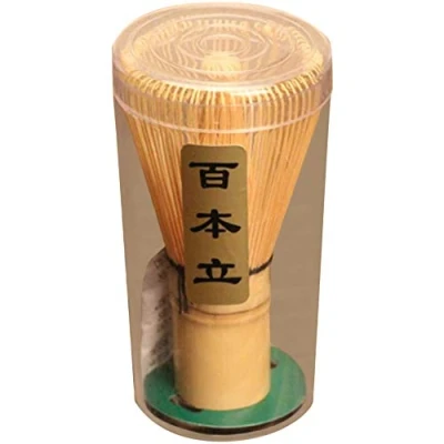 Imagen de POFET Bamboo Chasen Matcha Herramienta de batidor polvo té japonés, accesorio para ceremonia 75 80 puntas