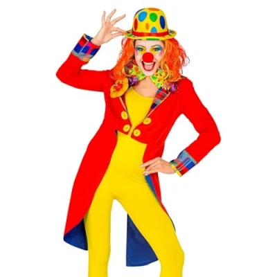 Imagen de Widmann Disfraz de payaso, frac, director circo, showgirl, fiesta temática, carnaval.