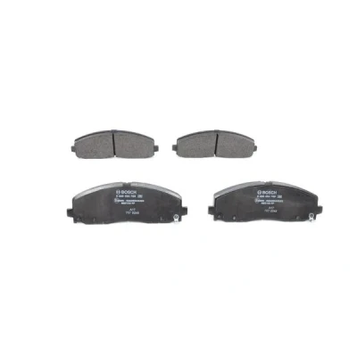 Imagen de BOSCH 0 986 494 769 Juego de pastillas freno Low Metallic con avisador acústico desgaste Chapa antichirridos JEEP: Wrangler IV, LANCIA: Voyager