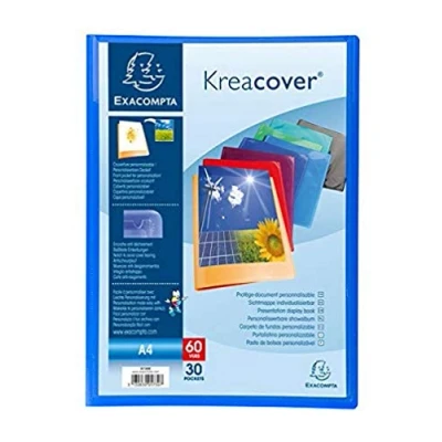Imagen de Exacompta 5730E Carpeta de 30 fundas personalizable, polipropileno