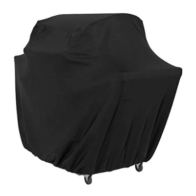 Imagen de Amazon Basics Funda para barbacoa exterior de gas, resistente al agua, 137 x 66 117 cm, color negro