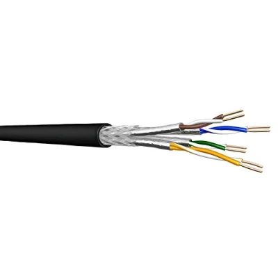 Imagen de Draka Cat 7 Subterráneo UC900 ss23 S/FTP PIMF, Anillo de 50 m blindado Cable Instalación Directamente a la erdverlegung, protección UV, Negro, Especial Exterior Red