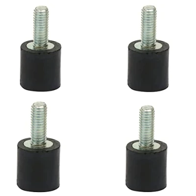 Imagen de Fafeicy 4pcs M3 Soportes de goma, Anti vibración Silentblock, Coche Barco Bobinas, adopta diseño geométrico, para compresores aire, motores diesel (VD8*8 M3*8)
