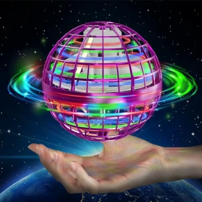 Imagen de semai Bola voladora, voladora con luz RGB, mágica de Juguete para niños, Flotante controlada a Mano, Regalos niños y niñas 6