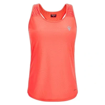 Imagen de Macron Run Start Scd Gaenor Tank Print Ncor/Dncor Wmn Camiseta de Tirantes, Mujer, Coral, XS