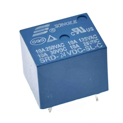 Imagen de 5 relés SRD 05VDC SL C 12VDC 24VDC A 10A relé de alimentación (SRD 5Pin)