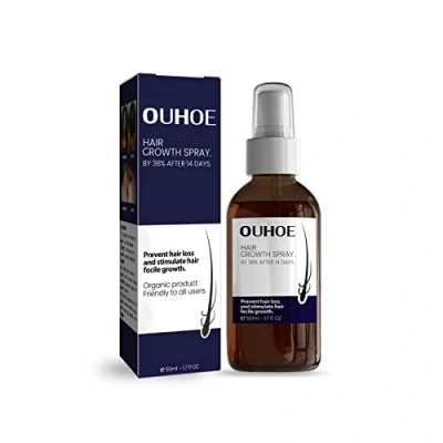 Imagen de Spray para el crecimiento del cabello: nutre cuero cabelludo, repara cabello dañado, fortalece, espesa y promueve