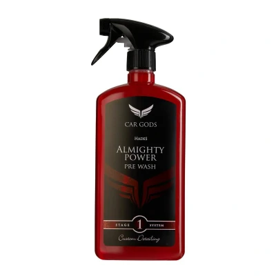 Imagen de CAR GODS PRE WASH HadeS GOD013 Detergente para pintura Botella con cabezal dispensador 1000