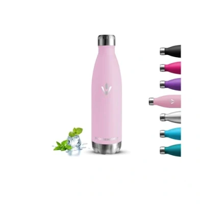 Imagen de Botella Agua Acero Inoxidable, 750ml Termica, A Prueba de Fugas, Gimnasio, sin BPA, Cantimplora Mantiene 24H Frio/12H Calor, para Oficina, Cámping, Senderismo