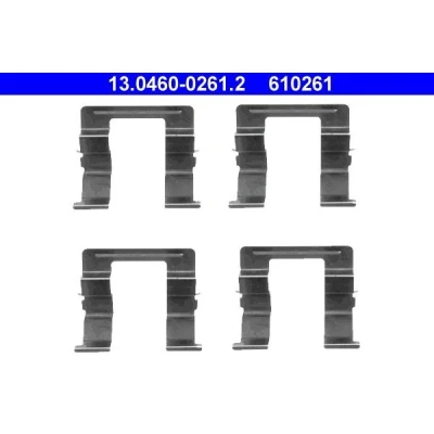 Imagen de ATE 13.0460 0261.2 Kit de accesorios, pastillas frenos Discos MAZDA: 6 Berlina, Hatchback, Wagon