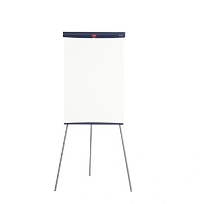 Imagen de NOBO 1905244 Pizarra caballete BASIC magnética lacada trípode (envase retail) color blanco