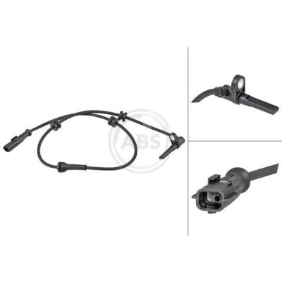 Imagen de A.B.S. 30207 Sensor de ABS activo 755 negro RENAULT: MEGANE 3 Coupe