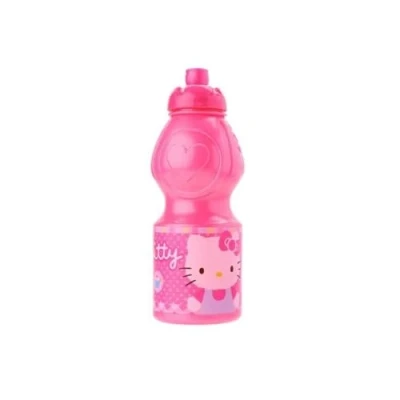 Imagen de ALMACENESADAN, 4940, Pack vuelta al cole, regalo navidad; compuesto por Botella sport 400ml multicolor, producto reutilizable, sin BPA; de la licencia (kitty)