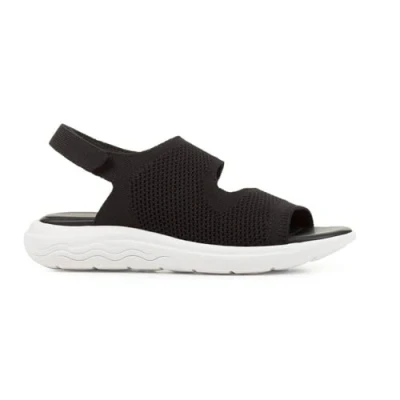 Imagen de Geox D Spherica Ec5 A, Sandalias Deportivas Mujer, Negro, 42 EU
