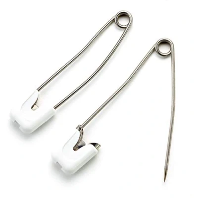 Imagen de Prym Pañal Seguridad Alfiler, Metal, Blanco, 10.0 x 6.0 2.0 cm, 4