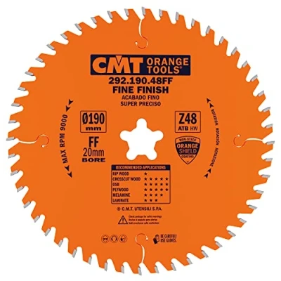 Imagen de CMT Orange Tools 292.190.48FF Sierra circular 190x2.4xff z 48 atb 10 grados